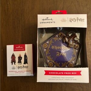 Hallmark Harry Potter and Fantastic Beasts Ornaments - 3 boxes, new with tags